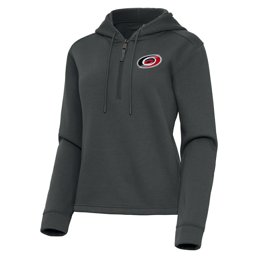 Carolina Hurricanes Antigua Women's Contemporary Quarter-Zip Hoodie -  NHL Hoodies