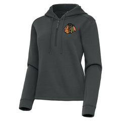 Chicago Blackhawks Antigua Women's Contemporary Quarter-Zip Hoodie -  NHL Hoodies