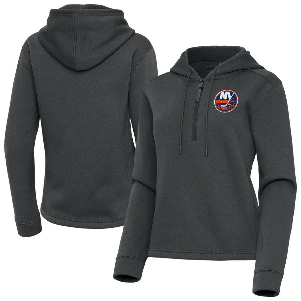 New York Islanders Antigua Women's Contemporary Quarter-Zip Hoodie -  NHL Hoodies