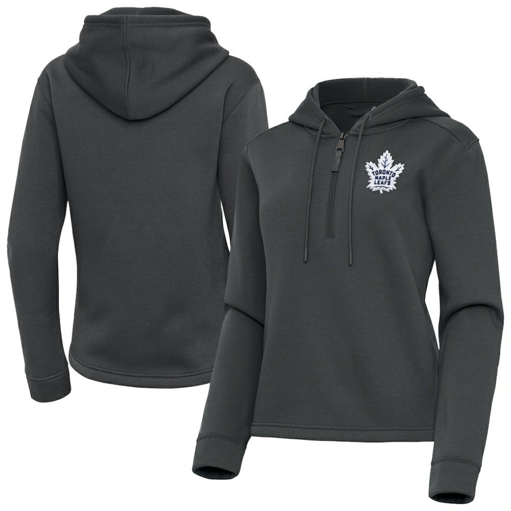 Toronto Maple Leafs Antigua Women's Contemporary Quarter-Zip Hoodie -  NHL Hoodies
