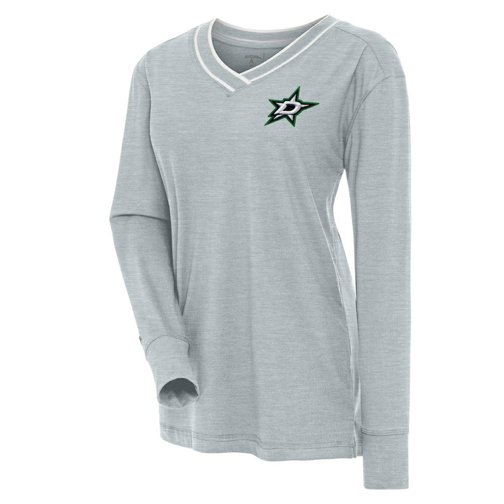 Dallas Stars Antigua Women's Symbolic V-Neck Long Sleeve T-Shirt -  NHL T-shirts