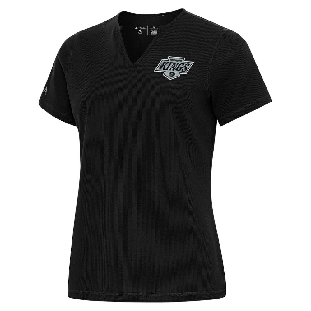 Los Angeles Kings Antigua Traveler Rib V-Neck T-Shirt -  NHL T-shirts