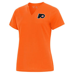 Philadelphia Flyers Antigua Traveler Rib V-Neck T-Shirt -  NHL T-shirts