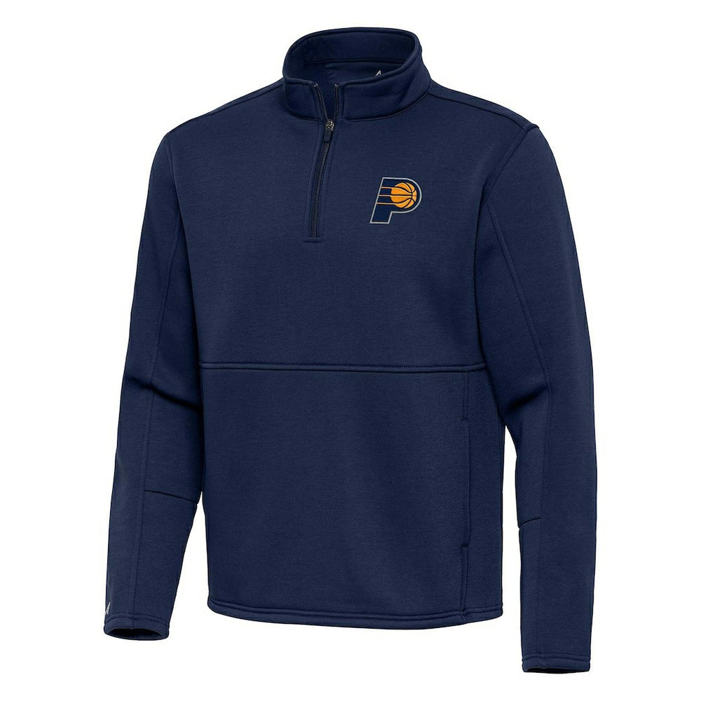 Navy Indiana Pacers Antigua Twist Quarter-Zip Pullover Top - Navy outlet | NBA