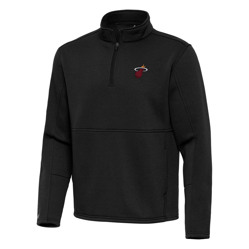 Black Miami Heat Antigua Twist Quarter-Zip Pullover Top - Black online | NBA