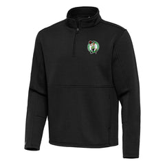 Black Boston Celtics Antigua Twist Quarter-Zip Pullover Top - Black online | NBA
