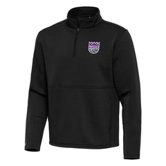 Black Sacramento Kings Antigua Twist Quarter-Zip Pullover Top - Black shop | NBA