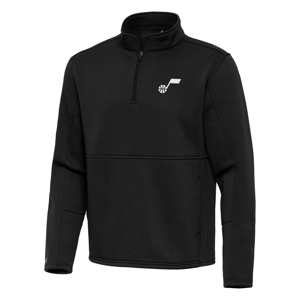 Utah Jazz Antigua Twist Quarter-Zip Pullover Top - Black discount | NBA