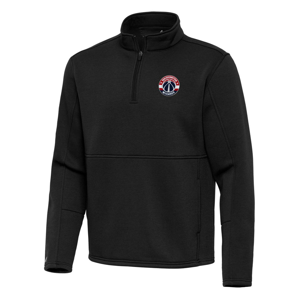Black Washington Wizards Antigua Twist Quarter-Zip Pullover Top - Black outlet | NBA