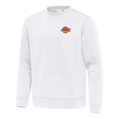 White Los Angeles Lakers Antigua Relevant Pullover Sweatshirt | NBA