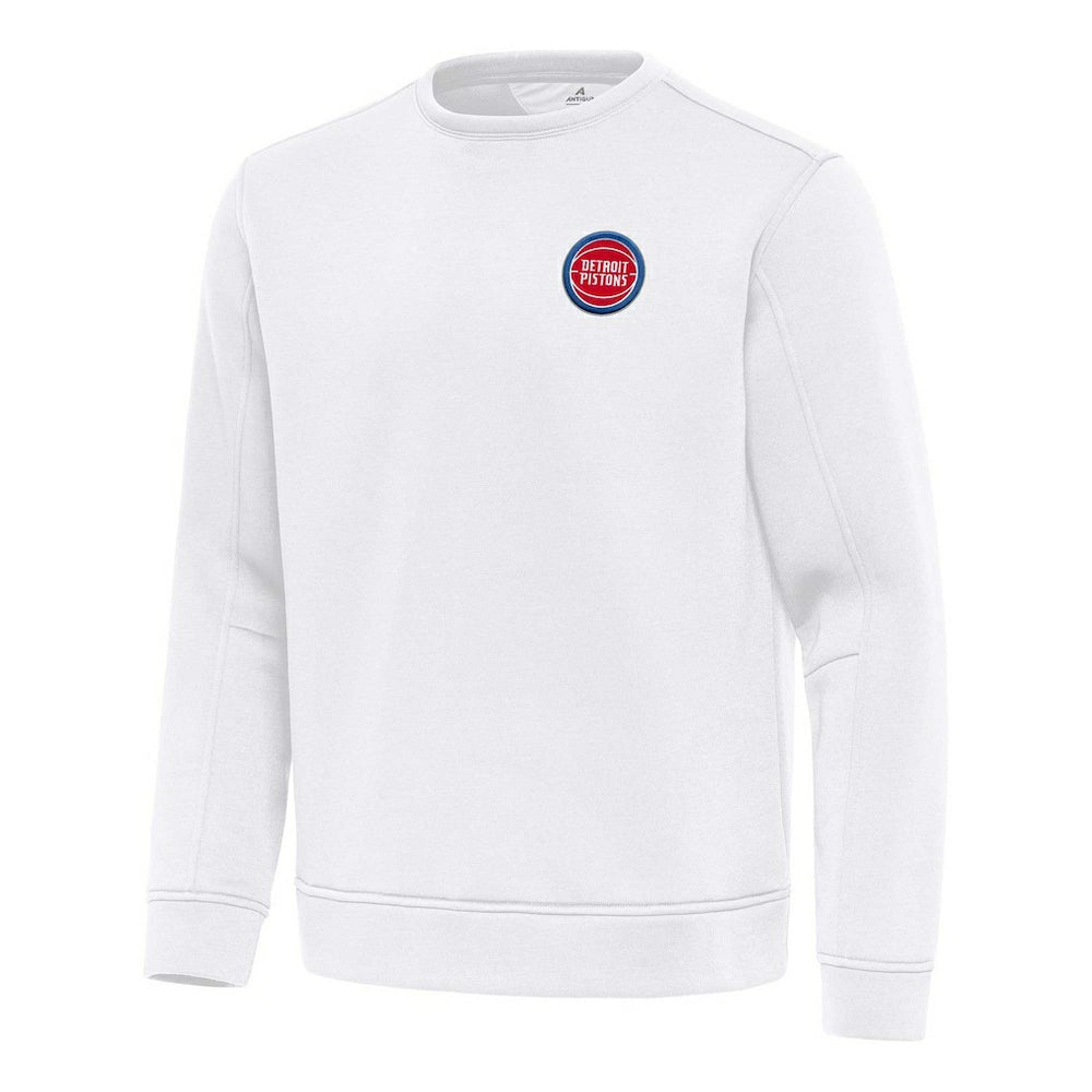 White Detroit Pistons Antigua Relevant Pullover Sweatshirt sale | NBA