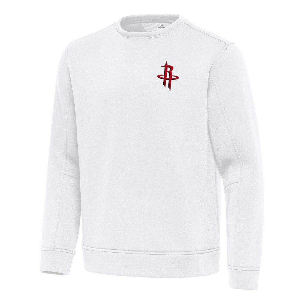 White Houston Rockets Antigua Relevant Pullover Sweatshirt sale | NBA