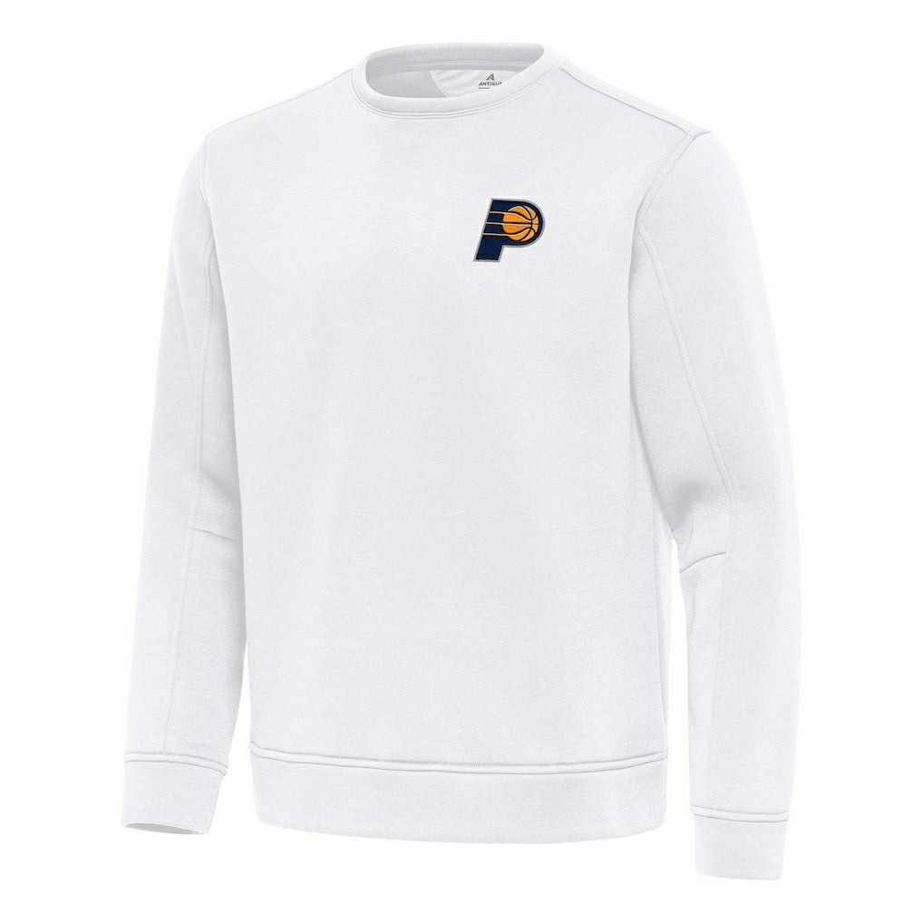 White Indiana Pacers Antigua Relevant Pullover Sweatshirt | NBA