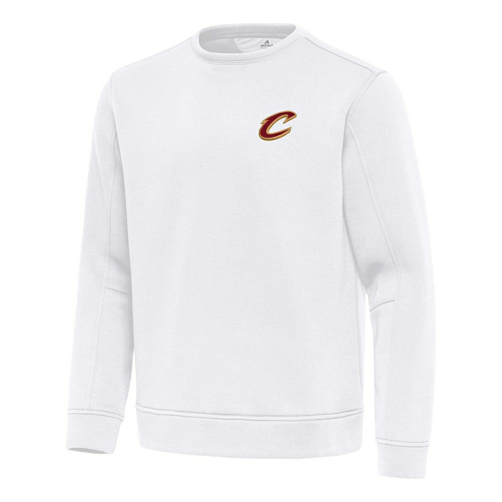 White Cleveland Cavaliers Antigua Relevant Pullover Sweatshirt sale | NBA