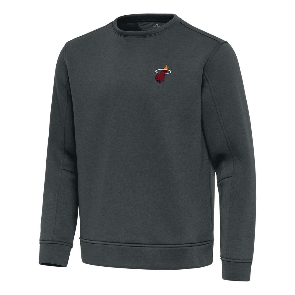 Pewter Miami Heat Antigua Relevant Pullover Sweatshirt | NBA