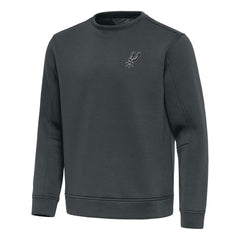 Pewter San Antonio Spurs Antigua Relevant Pullover Sweatshirt | NBA