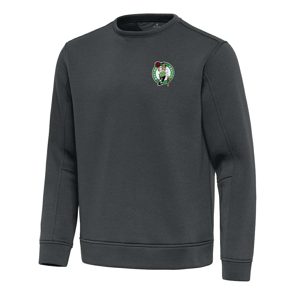 Pewter Boston Celtics Antigua Relevant Pullover Sweatshirt | NBA