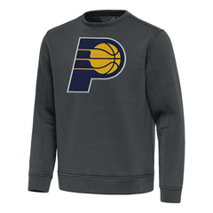 Pewter Indiana Pacers Antigua Relevant Pullover Sweatshirt | NBA