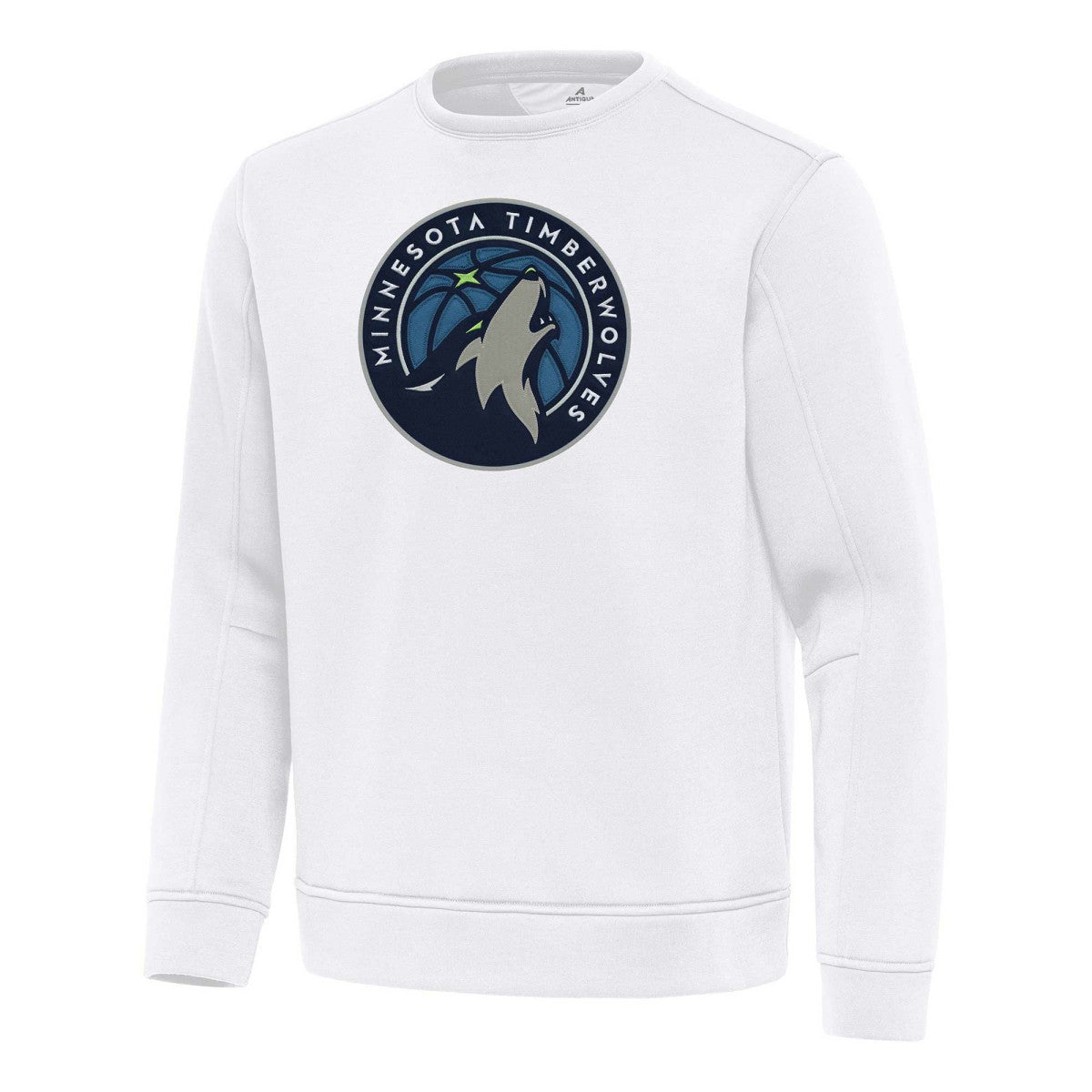 White Minnesota Timberwolves Antigua Relevant Pullover Sweatshirt | NBA