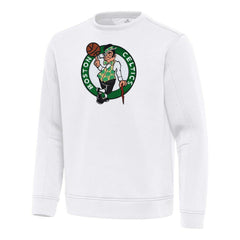 White Boston Celtics Antigua Relevant Pullover Sweatshirt | NBA
