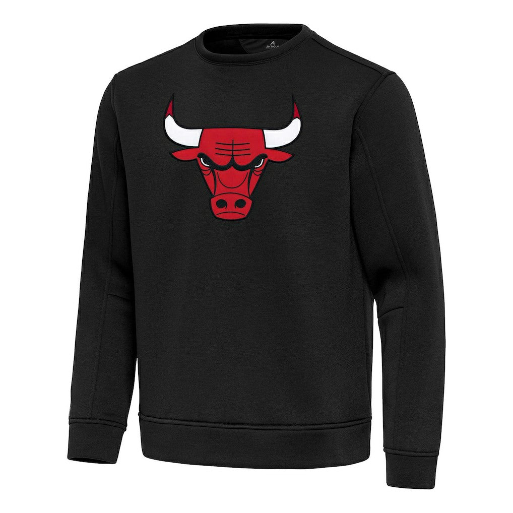 Black Chicago Bulls Antigua Relevant Pullover Sweatshirt sale | NBA