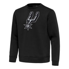 Black San Antonio Spurs Antigua Relevant Pullover Sweatshirt | NBA