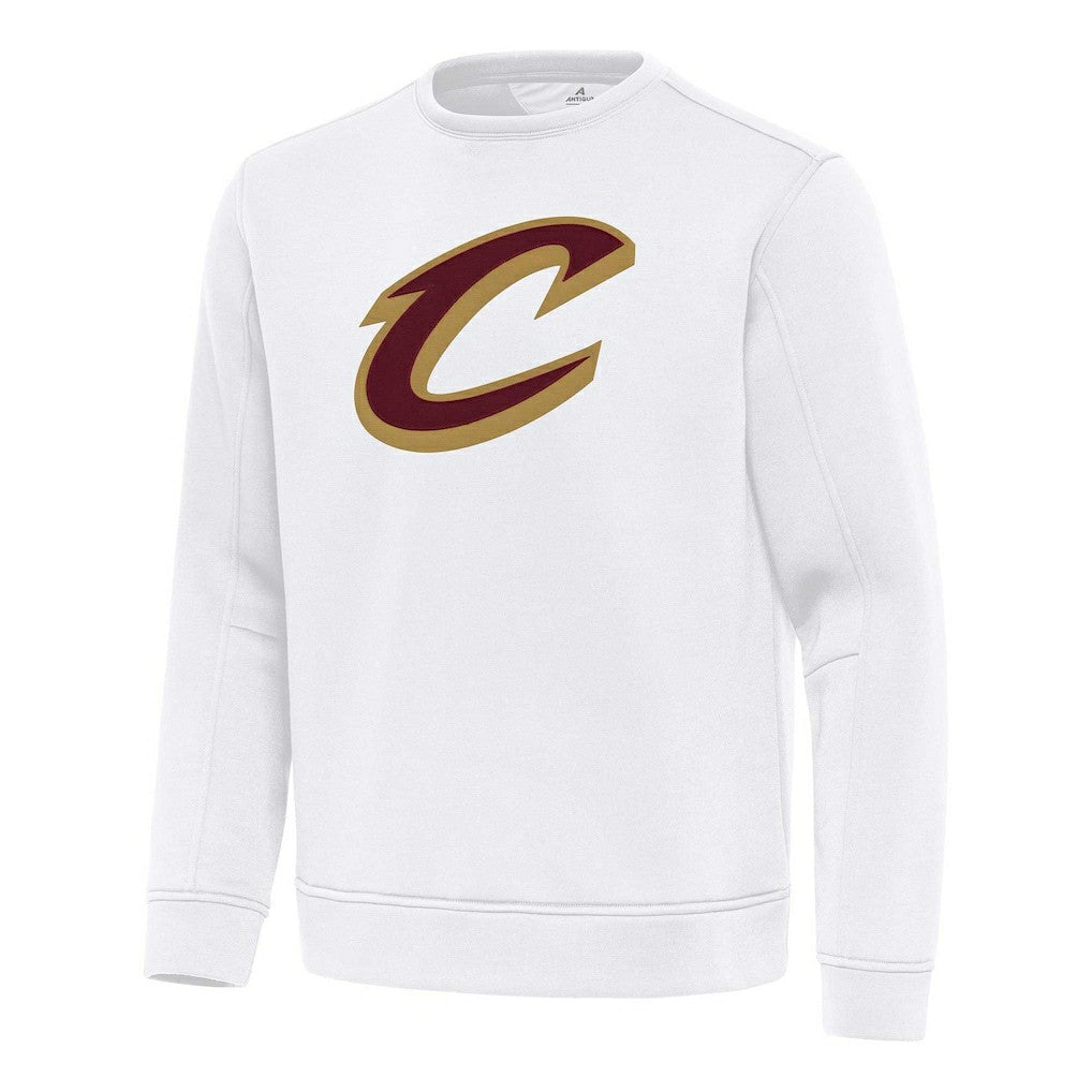 White Cleveland Cavaliers Antigua Relevant Pullover Sweatshirt sale | NBA