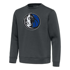 Pewter Dallas Mavericks Antigua Relevant Pullover Sweatshirt sale | NBA