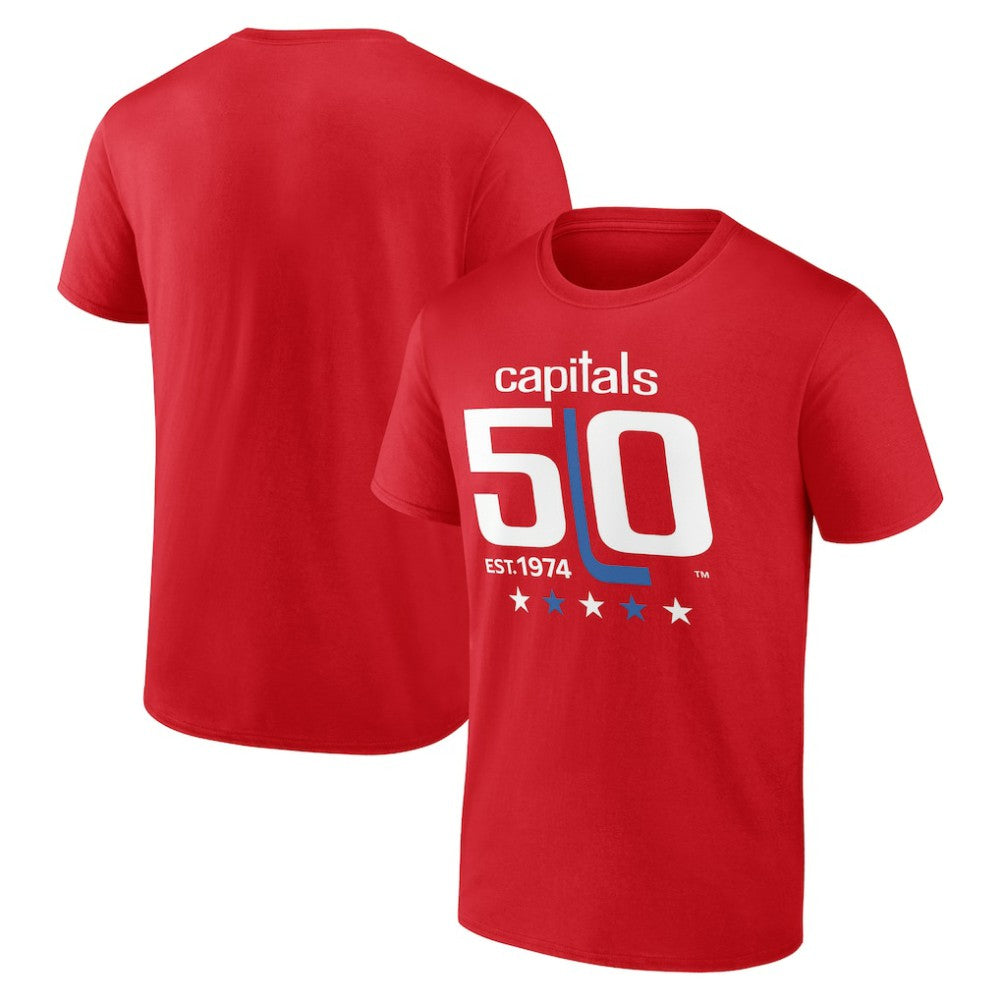 Washington Capitals 50th Anniversary T-Shirt -  NHL T-shirts