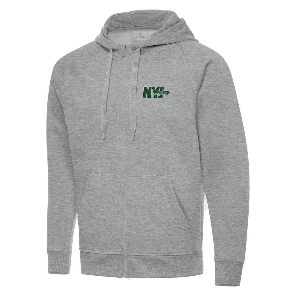 New York Jets Men's  Antigua Victory Full-Zip Hoodie | NFL Outlet
