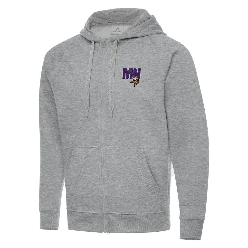 Minnesota Vikings Men's  Antigua Victory Full-Zip Hoodie | NFL Sale