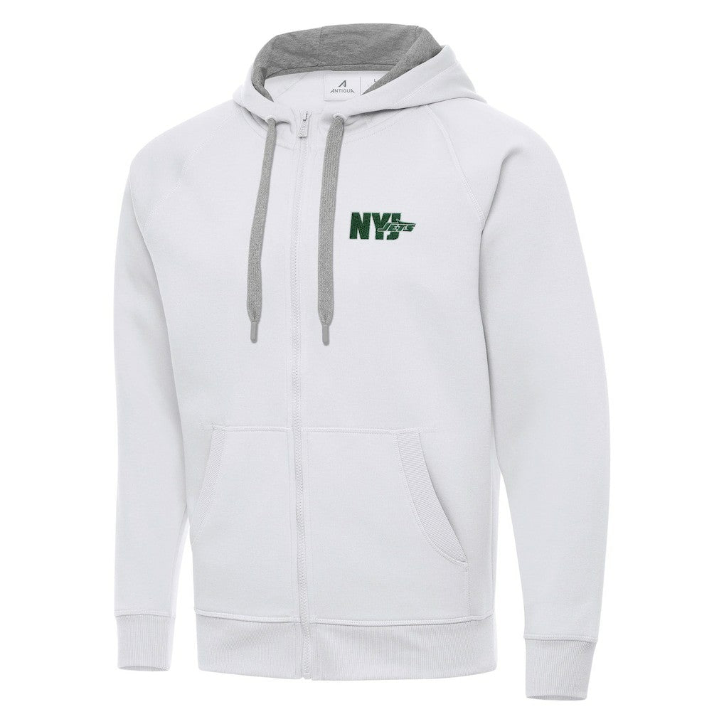 New York Jets Men's  Antigua Victory Full-Zip Hoodie | NFL Online