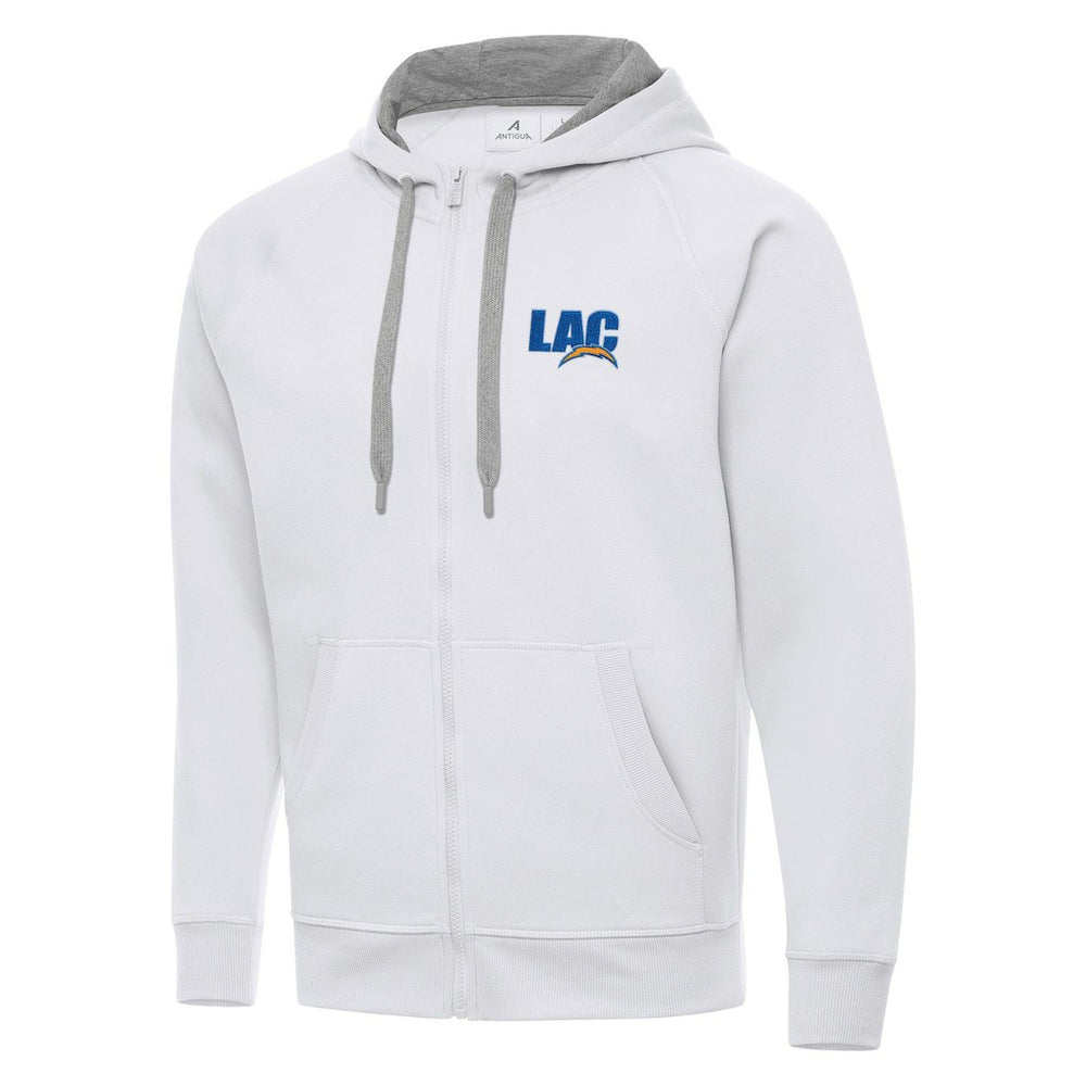 Los Angeles Chargers Men's  Antigua Victory Full-Zip Hoodie | NFL US