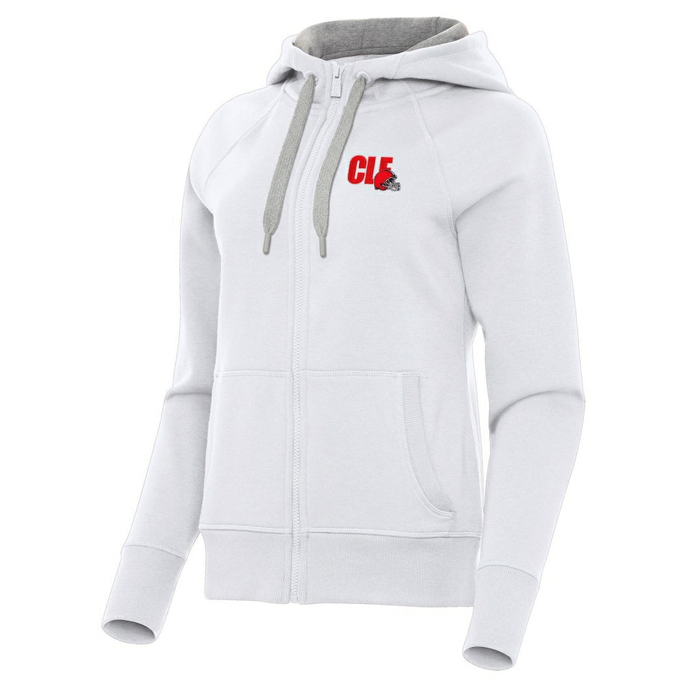 Cleveland Browns Antigua Women's Victory Full-Zip Hoodie | NFL On sale