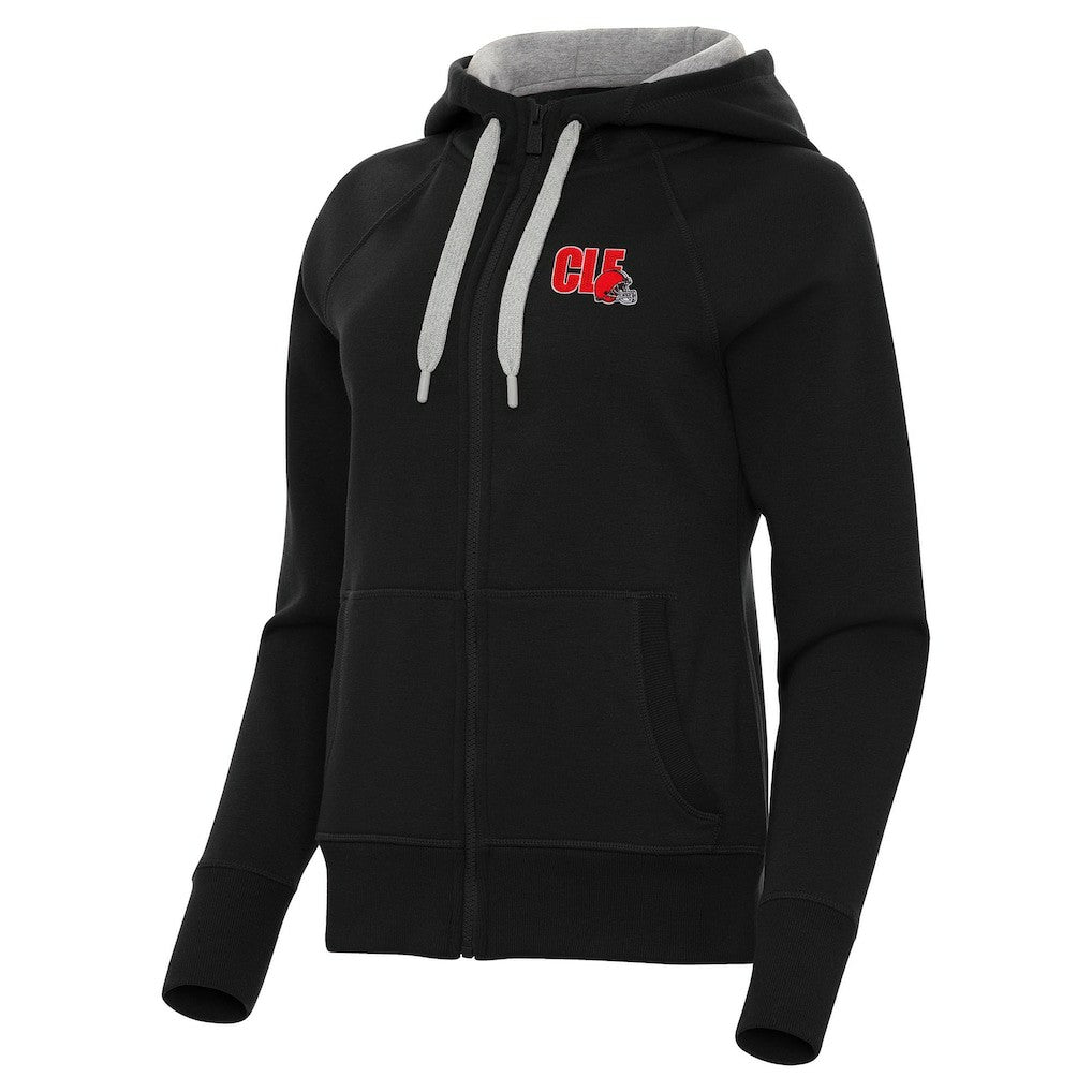Cleveland Browns Antigua Women's Victory Full-Zip Hoodie | NFL US