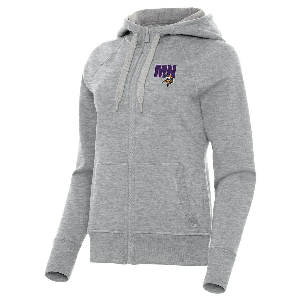 Minnesota Vikings Antigua Women's Victory Full-Zip Hoodie | NFL On sale