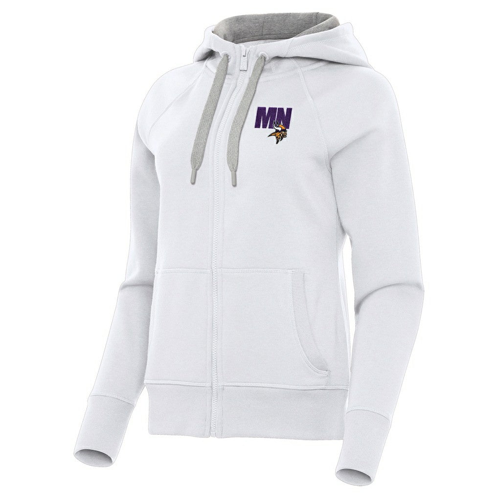Minnesota Vikings Antigua Women's Victory Full-Zip Hoodie | NFL Sale