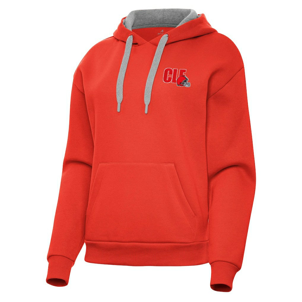Cleveland Browns Antigua Women's Victory Pullover Hoodie | NFL Discount