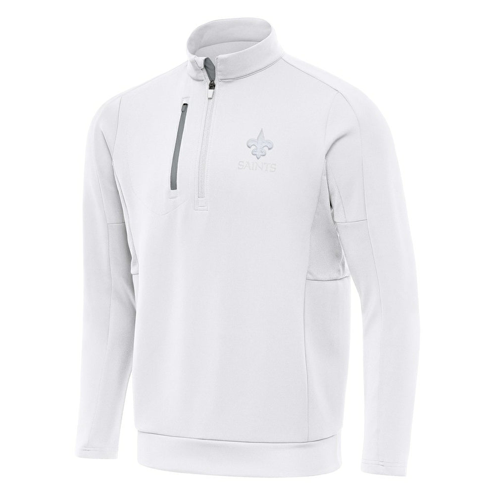 New Orleans Saints Antigua Generation Quarter-Zip Jacket | NFL New
