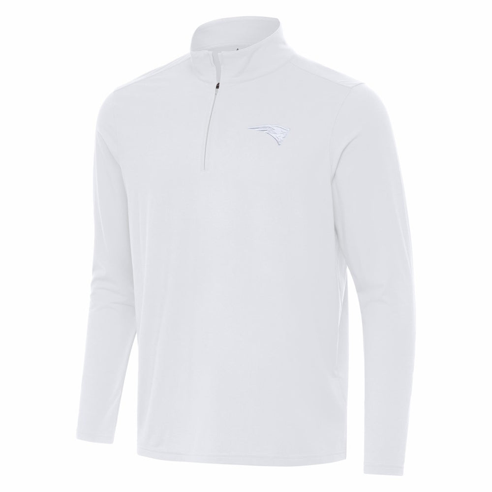 New England Patriots Antigua Intent Quarter-Zip Jacket | NFL Outlet