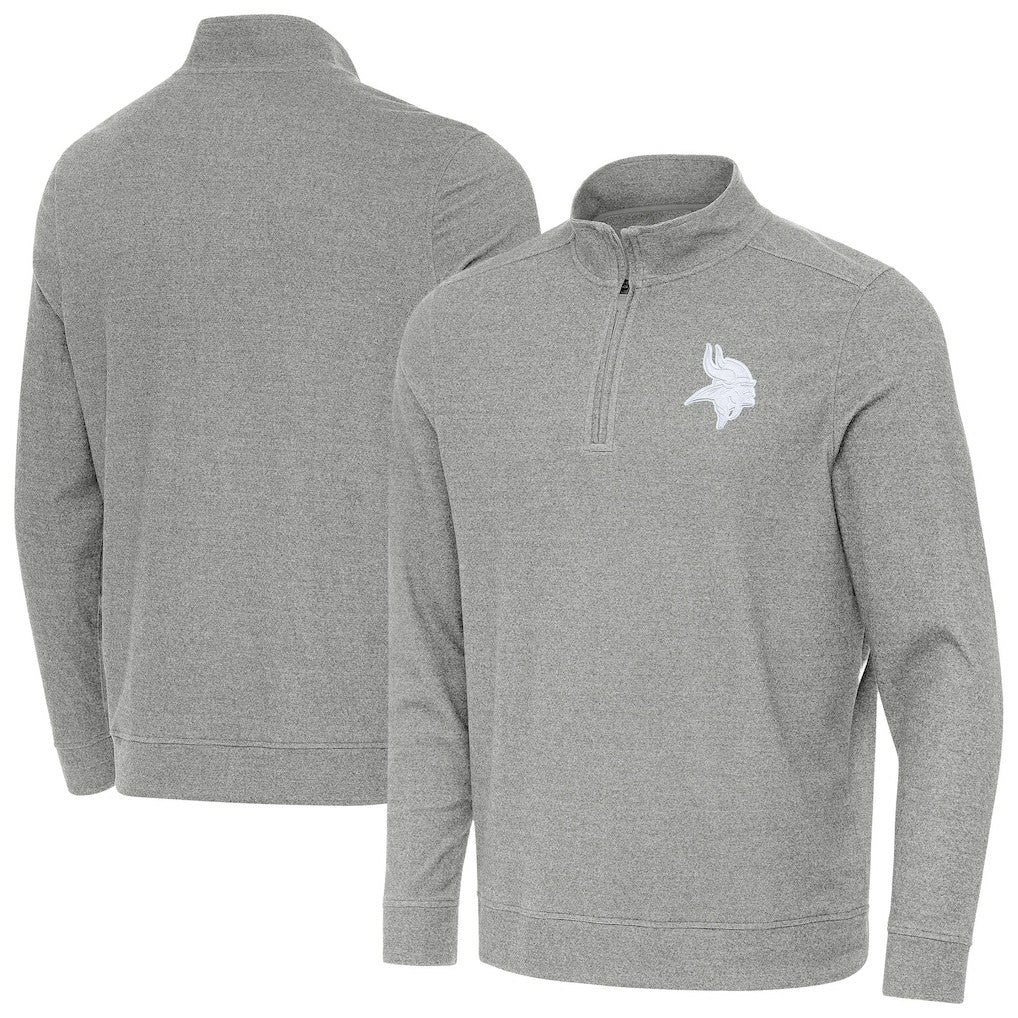 Minnesota Vikings Antigua Subtle Quarter-Zip Top | NFL Outlet