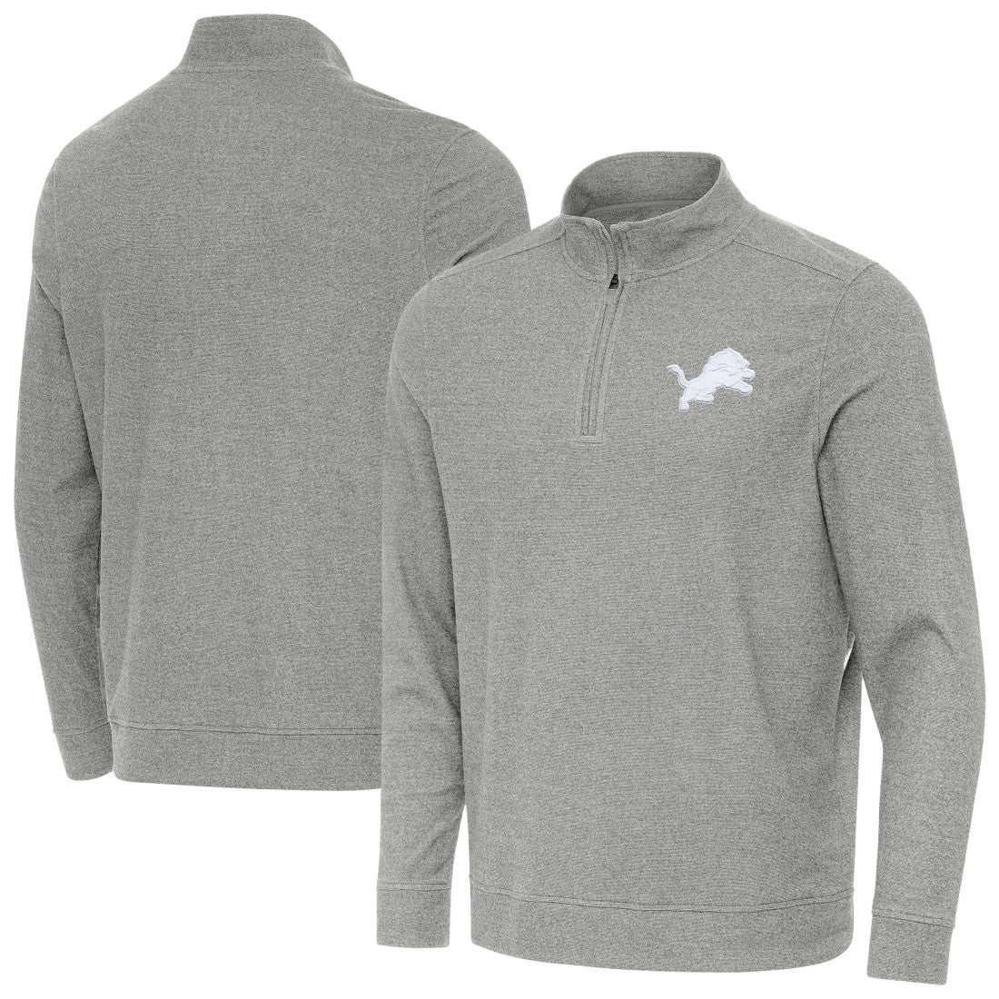 Detroit Lions Antigua Subtle Quarter-Zip Top | NFL Discount