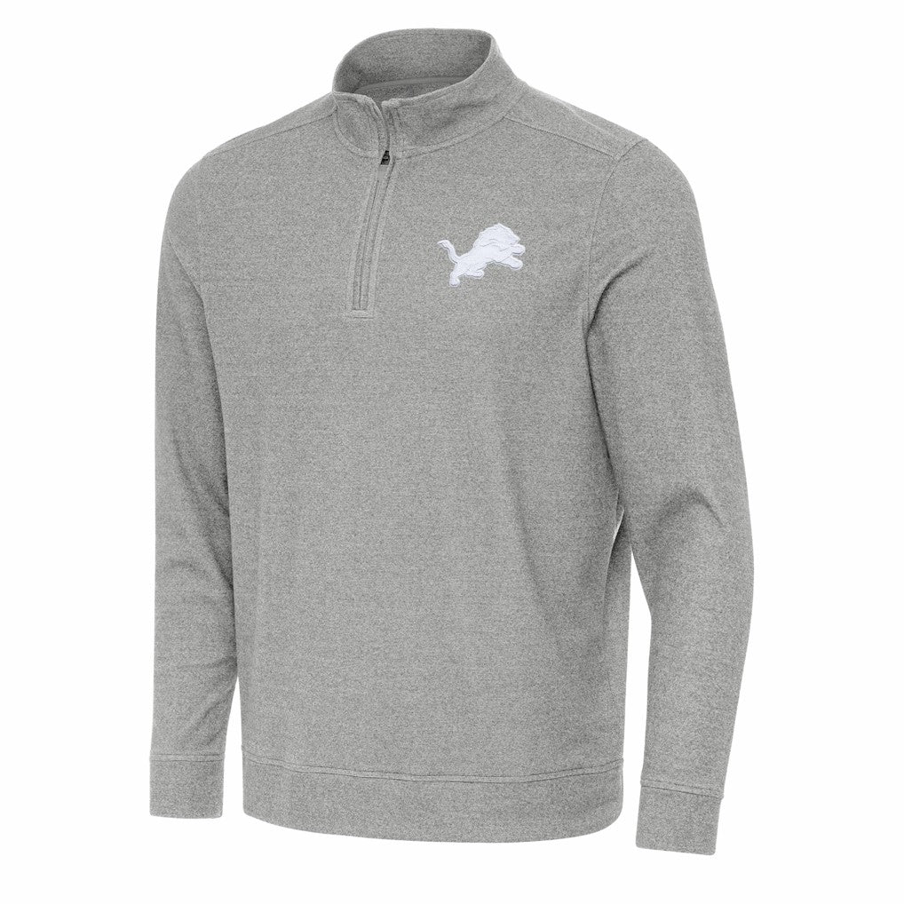 Detroit Lions Antigua Subtle Quarter-Zip Top | NFL Discount