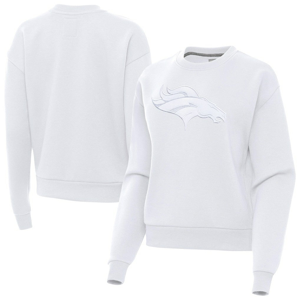Denver Broncos Antigua Women's Victory Pullover Sweatshirt | NFL New