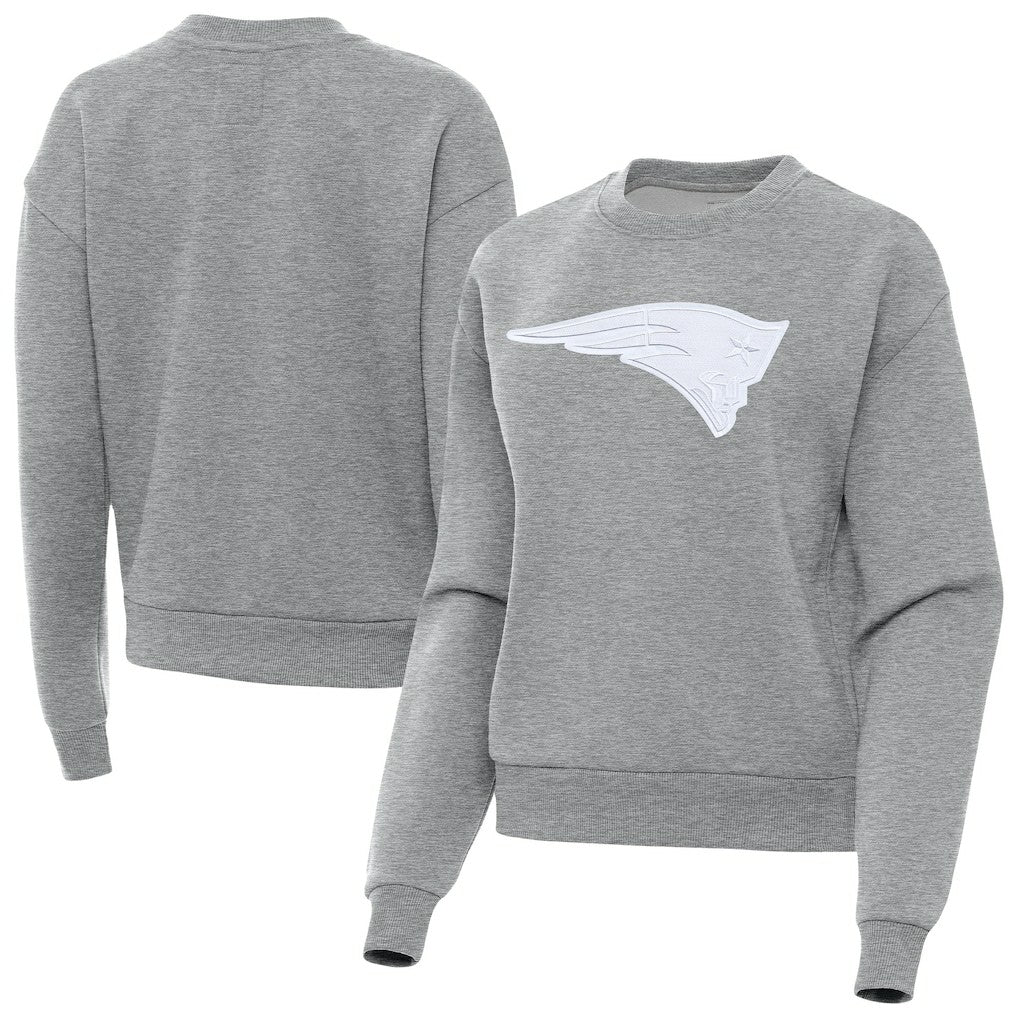 New England Patriots Antigua Women's Victory Pullover Sweatshirt | NFL Online