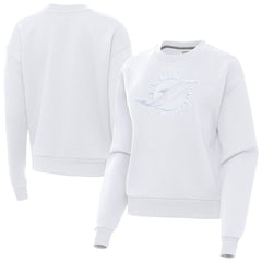 Miami Dolphins Antigua Women's Victory Pullover Sweatshirt | NFL New