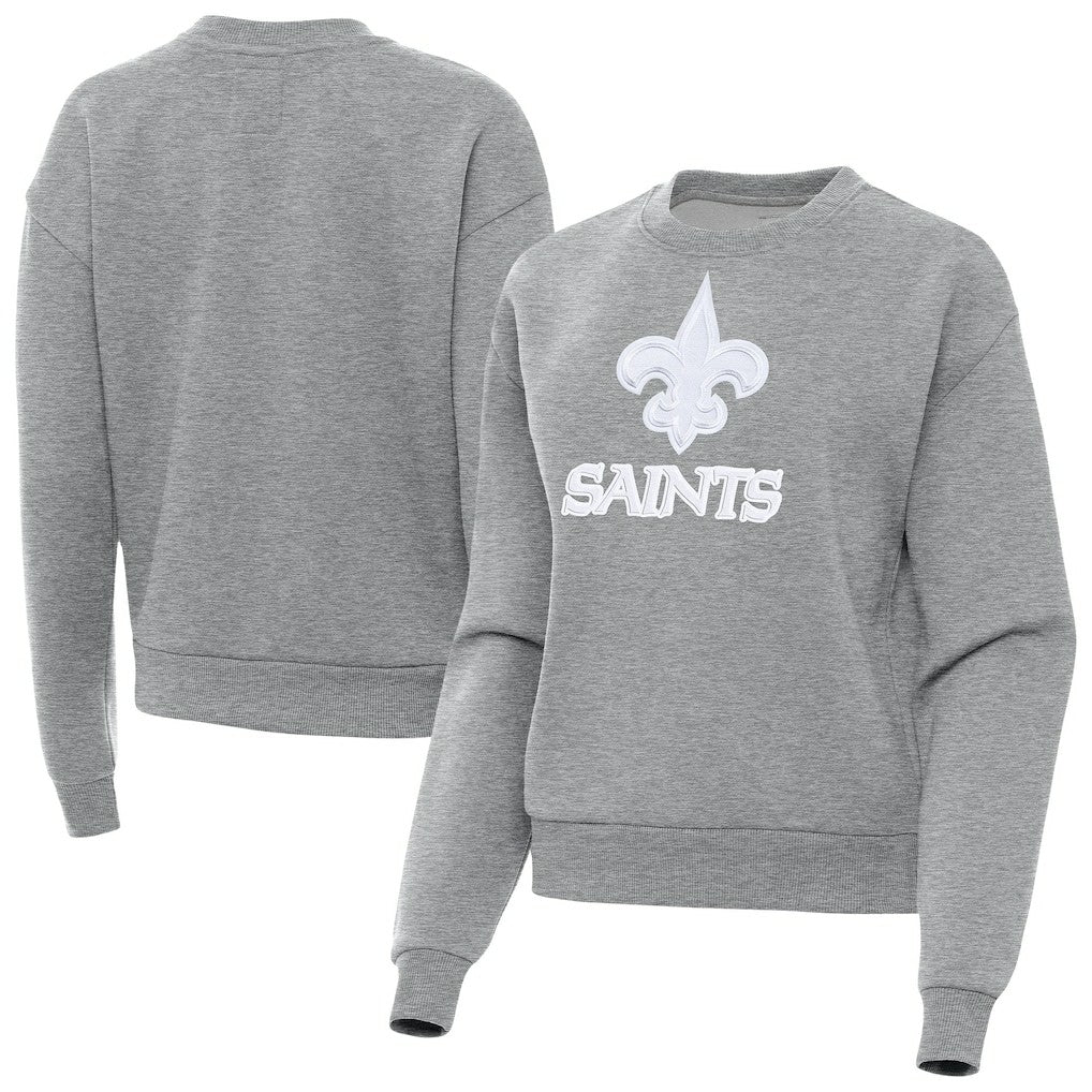 New Orleans Saints Antigua Women's Victory Pullover Sweatshirt | NFL Discount