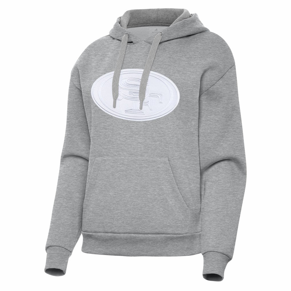 San Francisco 49ers Antigua Women's Victory Pullover Hoodie | NFL Hot