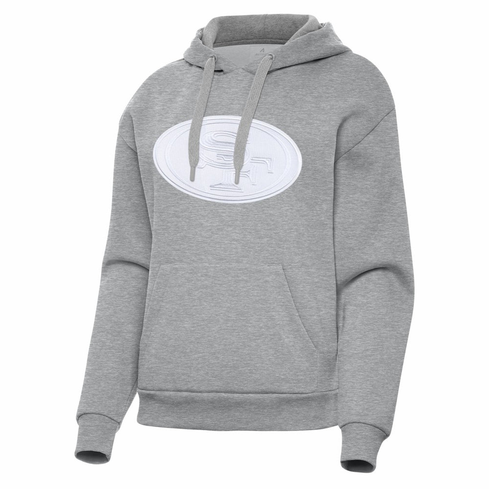 San Francisco 49ers Antigua Women's Victory Pullover Hoodie | NFL Hot
