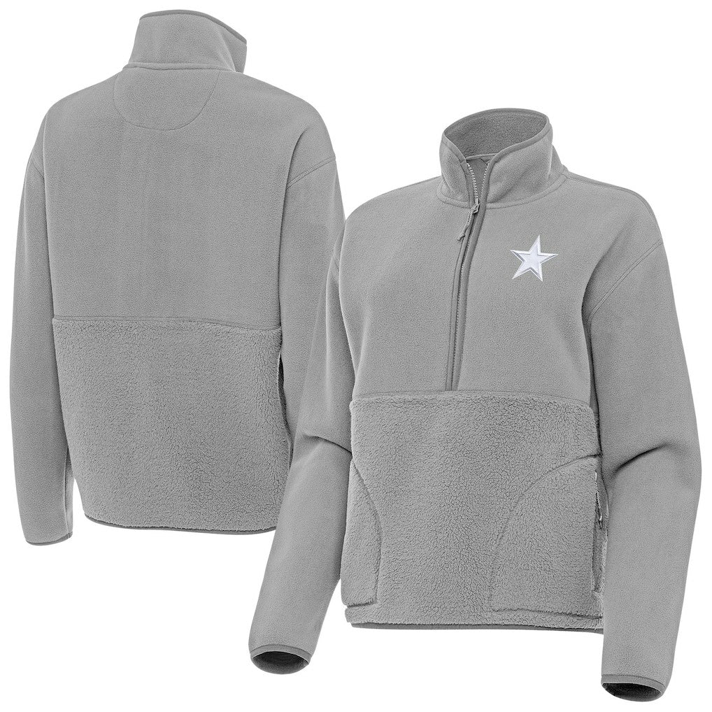 Dallas Cowboys Antigua Women's Figure Half-Zip Sweatshirt | NFL Near me